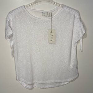 Joie white shirt short sleeve top